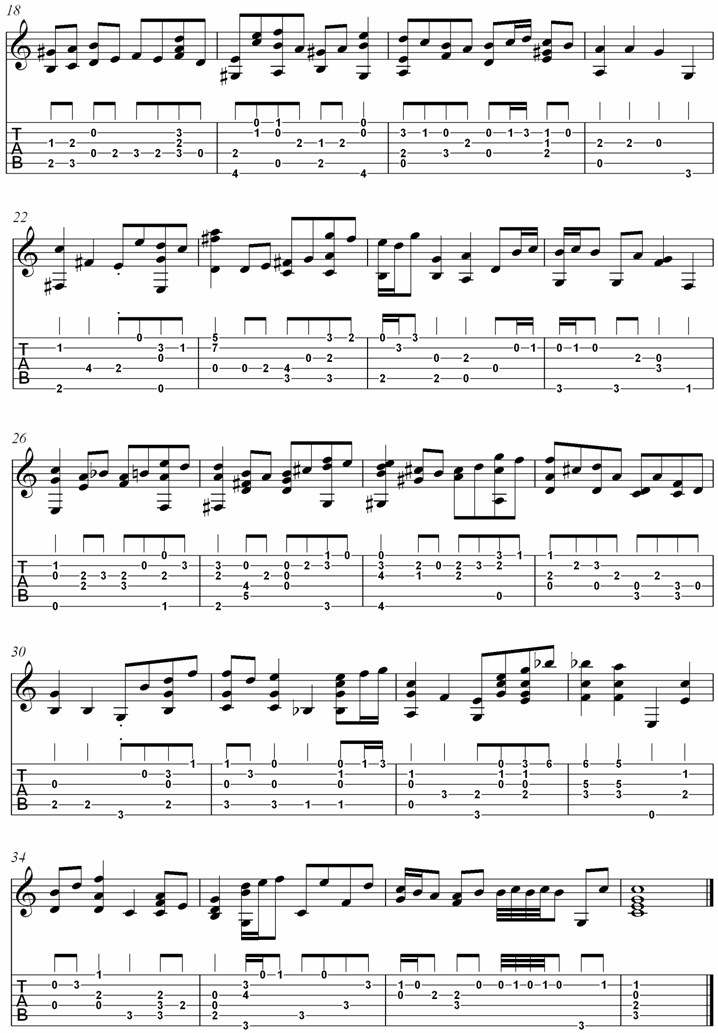 bach guitar tabs pdf